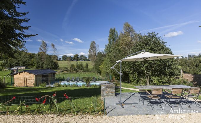 Luxury holiday home with wellness and swimming pool for 8 people between Gouvy and Houffalize