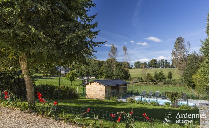 Luxury holiday home with wellness and swimming pool for 8 people between Gouvy and Houffalize