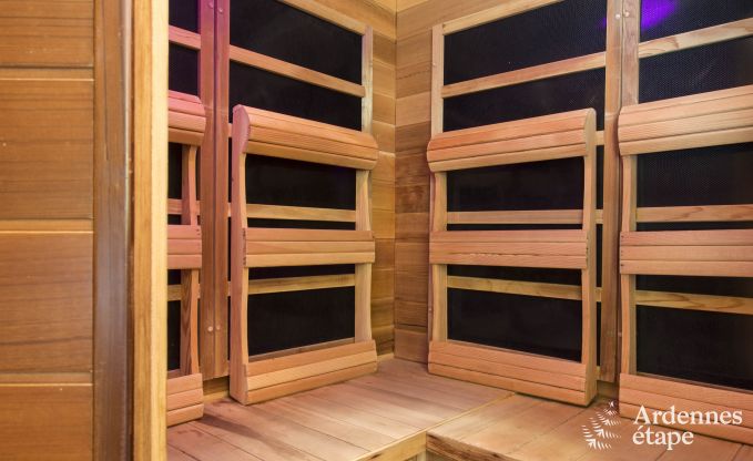 Luxury holiday home with wellness and swimming pool for 8 people between Gouvy and Houffalize