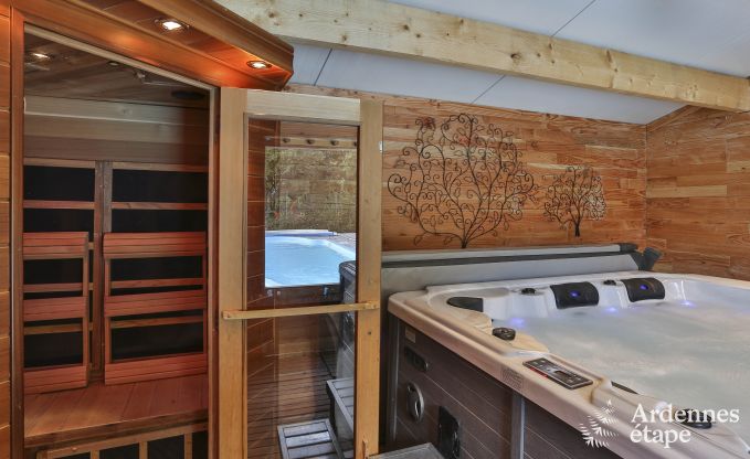Luxury holiday home with wellness and swimming pool for 8 people between Gouvy and Houffalize