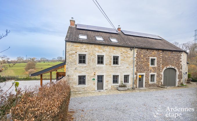 Holiday cottage in Hamoir for 8/9 persons in the Ardennes