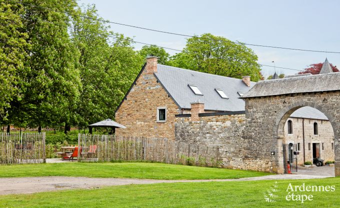Holiday château annex to rent for 7 persons in Hamois