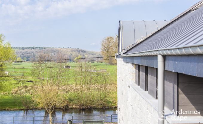 Spacious holiday home consisting of two adjoining buildings in Han-sur-Lesse for 13 people with indoor swimming pool