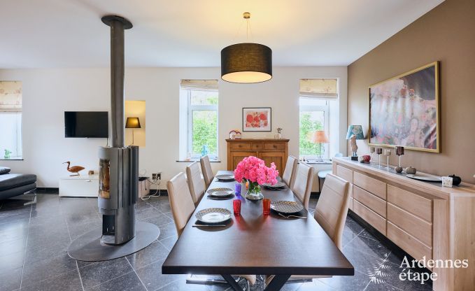 Spacious holiday home consisting of two adjoining buildings in Han-sur-Lesse for 13 people with indoor swimming pool