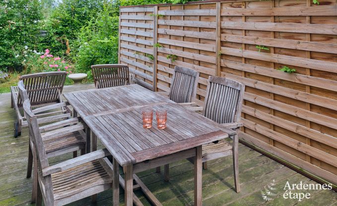 Spacious holiday home consisting of two adjoining buildings in Han-sur-Lesse for 13 people with indoor swimming pool