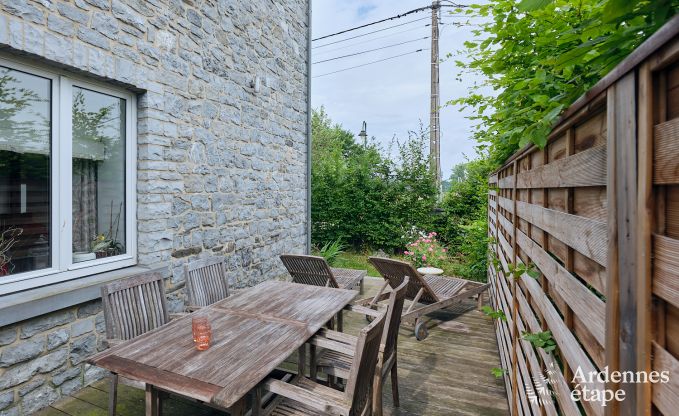 Spacious holiday home consisting of two adjoining buildings in Han-sur-Lesse for 13 people with indoor swimming pool