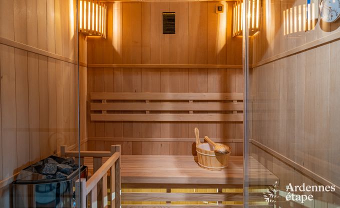 Cozy holiday home in Han-sur-Lesse for 8 people with sauna and garden near the Caves of Han