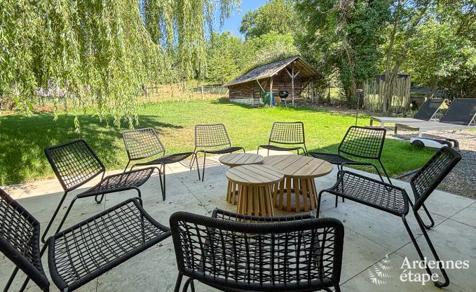 Cozy holiday home in Han-sur-Lesse for 8 people with sauna and garden near the Caves of Han