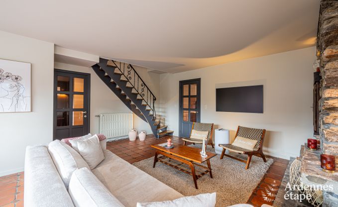 Cozy holiday home in Han-sur-Lesse for 8 people with sauna and garden near the Caves of Han