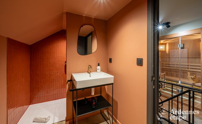 Cozy holiday home in Han-sur-Lesse for 8 people with sauna and garden near the Caves of Han