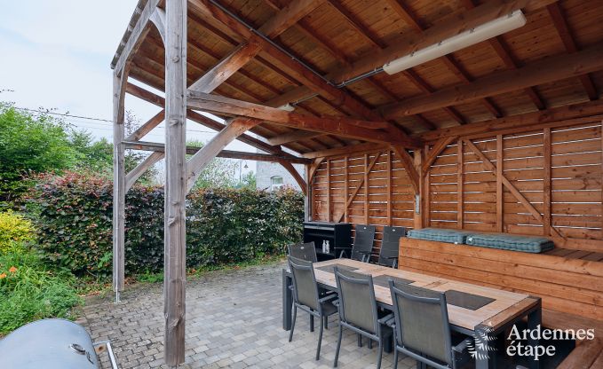 Spacious holiday home consisting of two adjoining buildings in Han-sur-Lesse for 13 people with indoor swimming pool