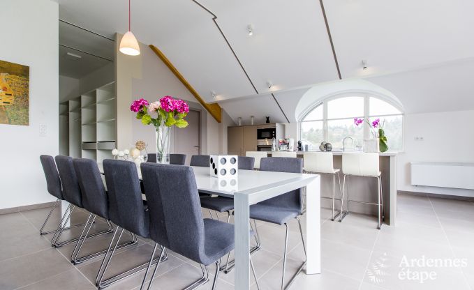 Spacious holiday home consisting of two adjoining buildings in Han-sur-Lesse for 13 people with indoor swimming pool