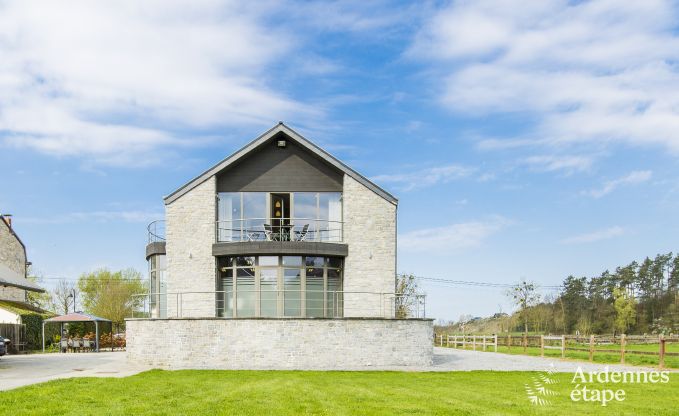 Spacious holiday home consisting of two adjoining buildings in Han-sur-Lesse for 13 people with indoor swimming pool