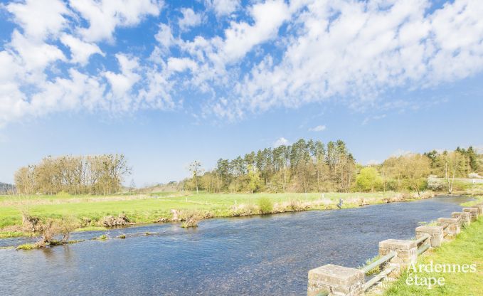 Spacious holiday home consisting of two adjoining buildings in Han-sur-Lesse for 13 people with indoor swimming pool