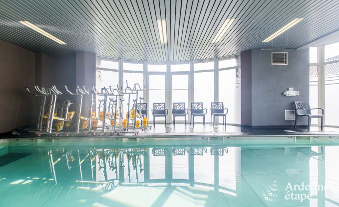 Spacious holiday home consisting of two adjoining buildings in Han-sur-Lesse for 13 people with indoor swimming pool