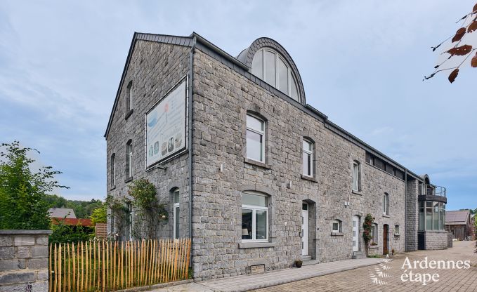 Spacious holiday home consisting of two adjoining buildings in Han-sur-Lesse for 13 people with indoor swimming pool