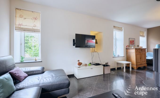 Spacious holiday home consisting of two adjoining buildings in Han-sur-Lesse for 13 people with indoor swimming pool