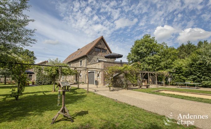Holiday cottage in Hombourg for 16 persons in the Ardennes