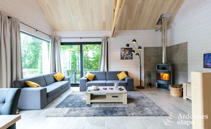 Chalet with wellness space for eight persons, in Hotton in the Ardennes