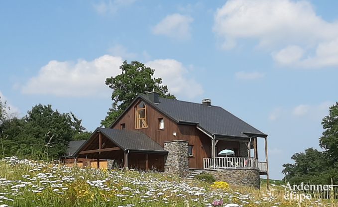 Nice wooden chalet for a stay for 10 people in Houffalize