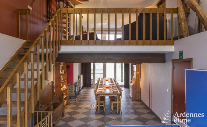 Holiday cottage in Houffalize for 20 persons in the Ardennes