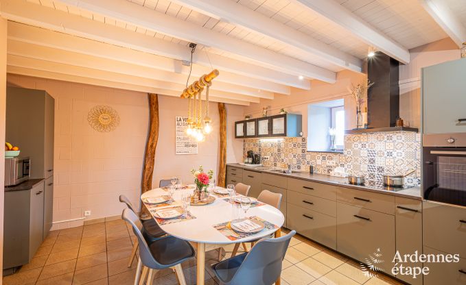 Charming holiday home in Houffalize for 6 people, renovated in 2021, with private garden and modern amenities