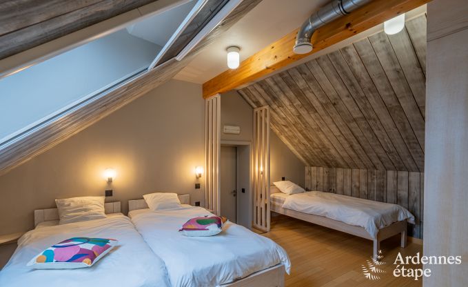 Luxury villa in Houffalize: accommodation for 22 people with pool, sauna, and garden in the Ardennes