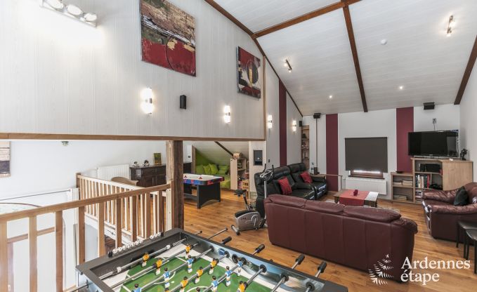 Holiday cottage in Houffalize for 23 persons in the Ardennes