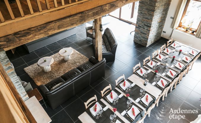 Holiday cottage in Houffalize for 23 persons in the Ardennes