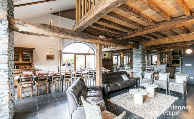 Holiday cottage in Houffalize for 23 persons in the Ardennes