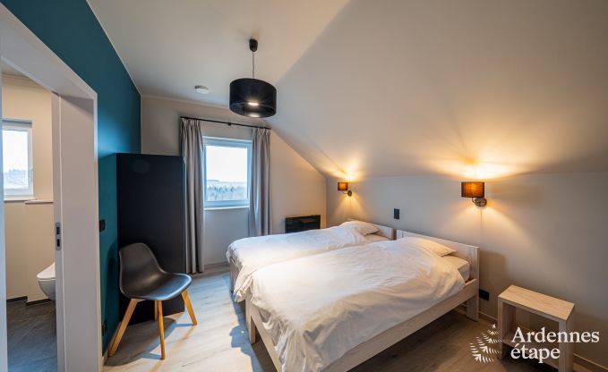 Luxury villa in Houffalize: accommodation for 22 people with pool, sauna, and garden in the Ardennes