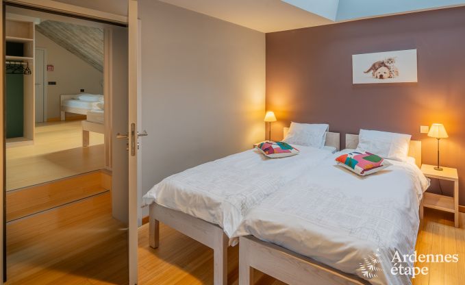 Luxury villa in Houffalize: accommodation for 22 people with pool, sauna, and garden in the Ardennes