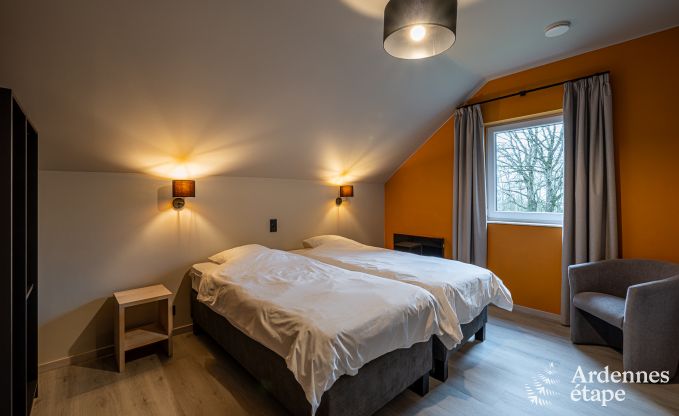 Luxury villa in Houffalize: accommodation for 22 people with pool, sauna, and garden in the Ardennes