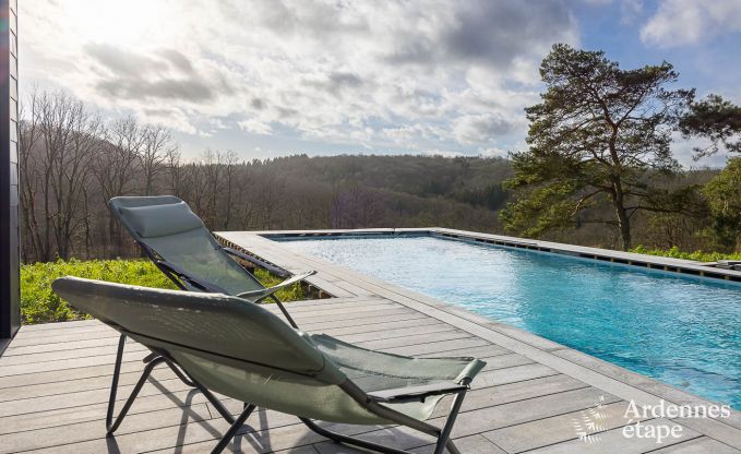 Remote holiday home with swimming pool in Houyet, Ardennes