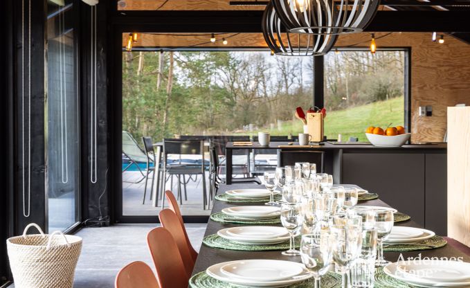 Remote holiday home with swimming pool in Houyet, Ardennes