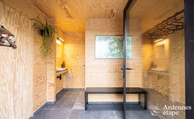 Remote holiday home with swimming pool in Houyet, Ardennes