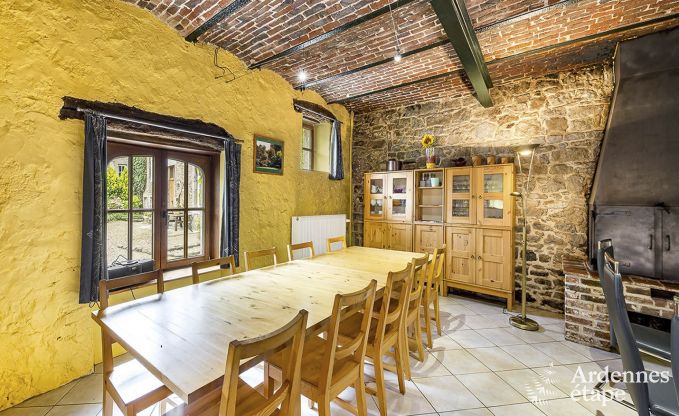 Comfortable holiday home in an old farmhouse for 16 people close to Huy