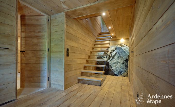 Environmentally friendly chalet in La Roche-en-Ardenne, on the banks of the Ourthe