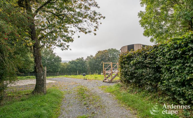 Charming tiny house for 4 people in Lglise with kitchenette, wood stove and private garden