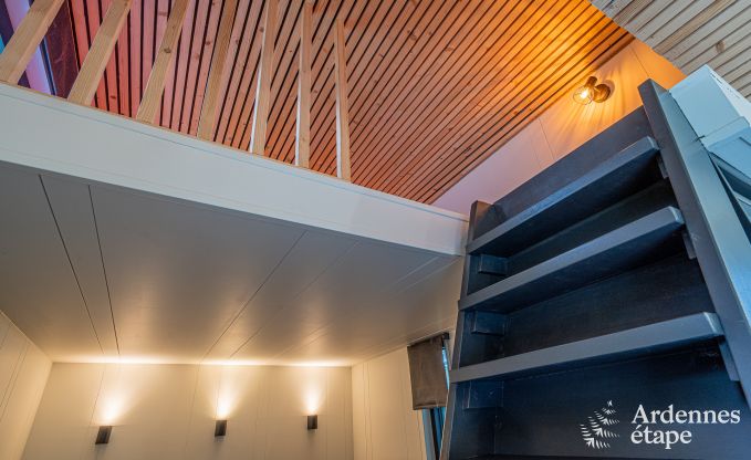 Charming tiny house for 4 people in Lglise with kitchenette, wood stove and private garden