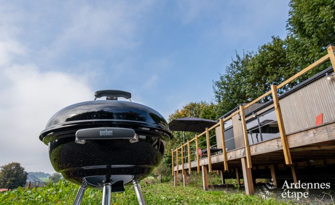 Charming tiny house for 4 people in Lglise with kitchenette, wood stove and private garden