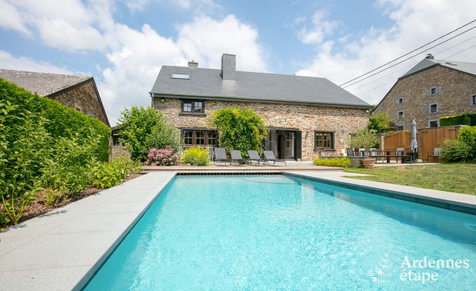 Holiday cottage in Libin for 9 persons in the Ardennes