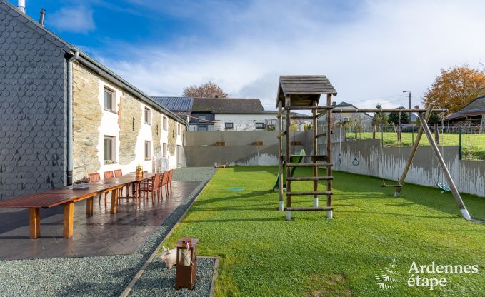 Child-friendly holiday home in Libramont for 22 people with garden and playroom