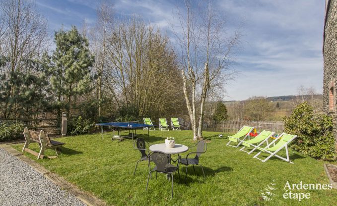 Holiday home for 8 guests near the Lierneux nature reserve