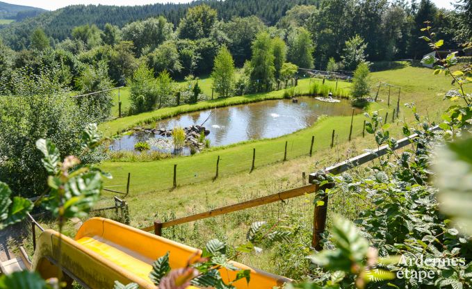 Charmingly authentic chalet with panorama for couples for rent in Malmedy