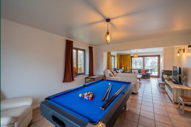 Family-friendly holiday home in Malmedy for 14 people with stove, billiards and large private garden