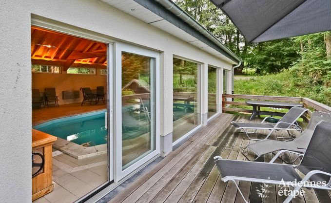 Holiday house for 24 people with indoor swimming pool & sauna in Malmedy