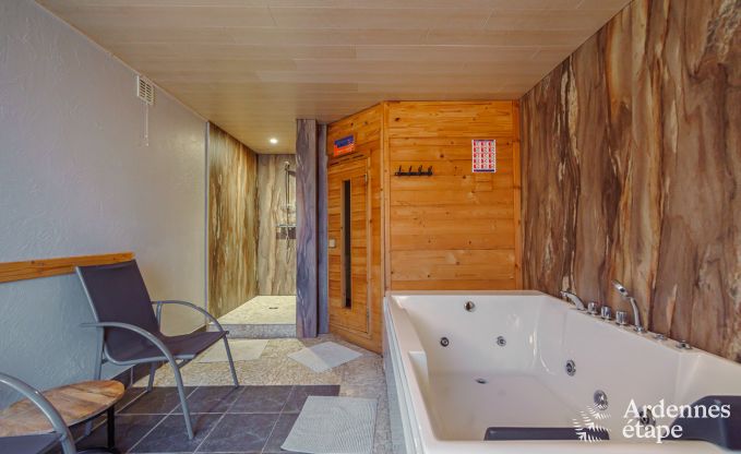 Luxury villa with a sauna and whirlpool bath for 12 guests for rent in Malmedy