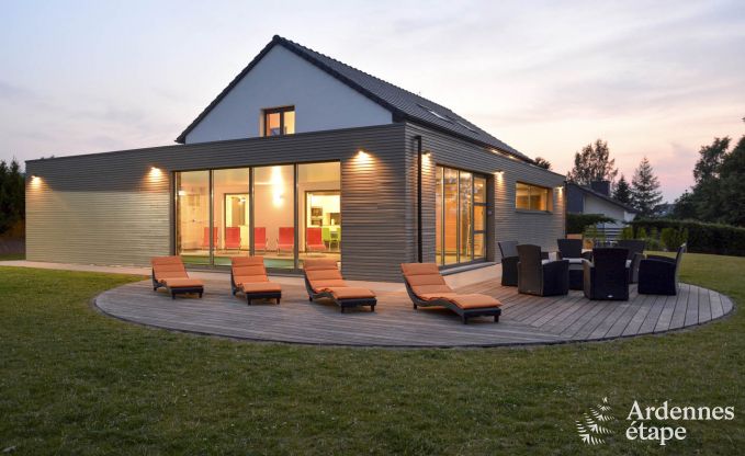 Superb 4.5-star modern holiday home for 12 persons to rent in Malmedy