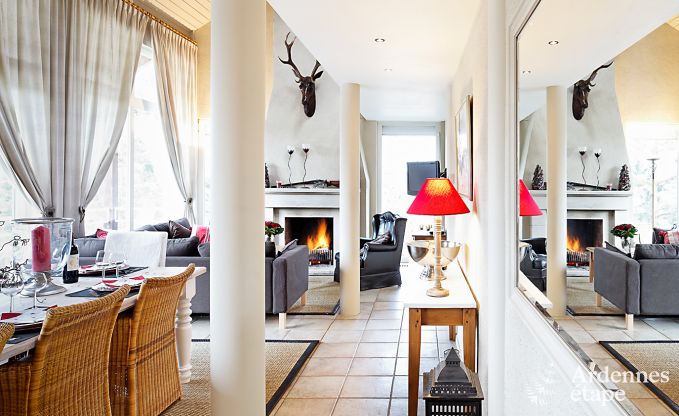 Spacious holiday home for 8 people in Malmedy with 4 bedrooms, sauna, fireplace and private garden